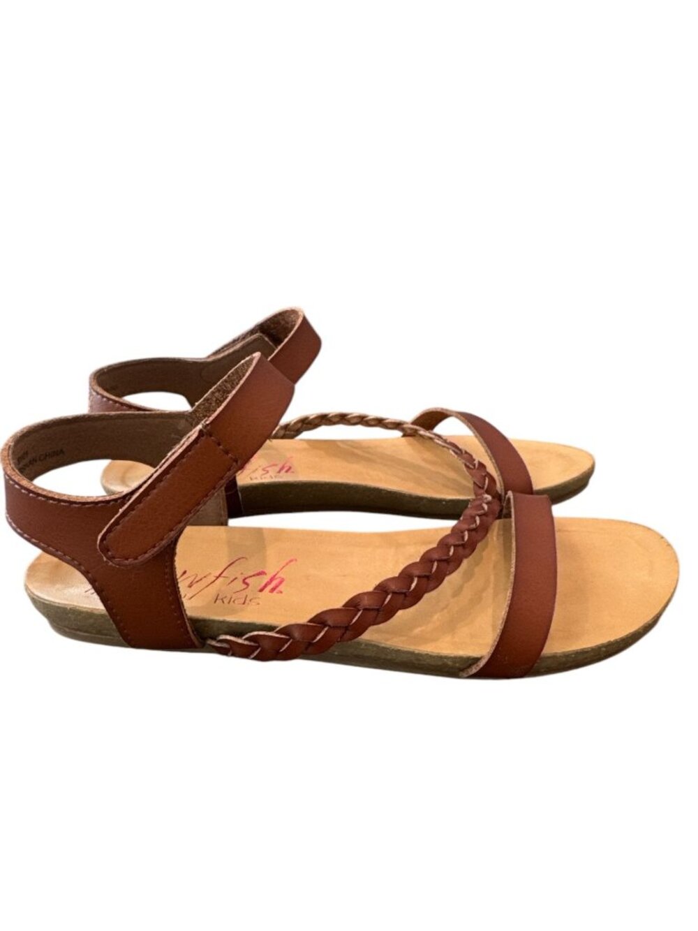 Blowfish Malibu Big Girl's Braided Sandals – Size 4